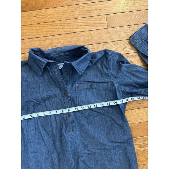 Womens Size M Carhartt Denim Tunic Shirt - Picture 4 of 6